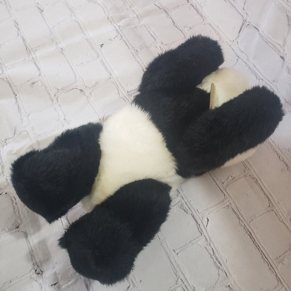 Miyoni by Aurora Panda Bear Plush Stuffed Animal Black White 12 Inch With Tags - Picture 5 of 10